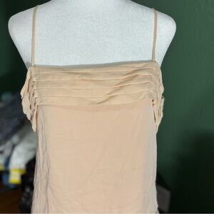 T Alexander Wang Cream Pleated Camisole